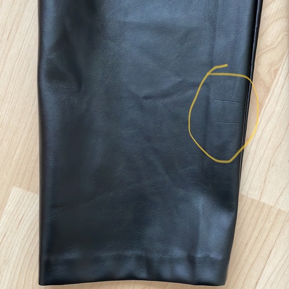 TOTEME black leather Novara pant trousers, size XS - Picture 12 of 12